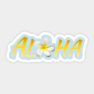 Hawaiian t-shirt designs Sticker